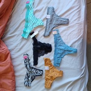 NWT thong panties.Various colors & patterns.